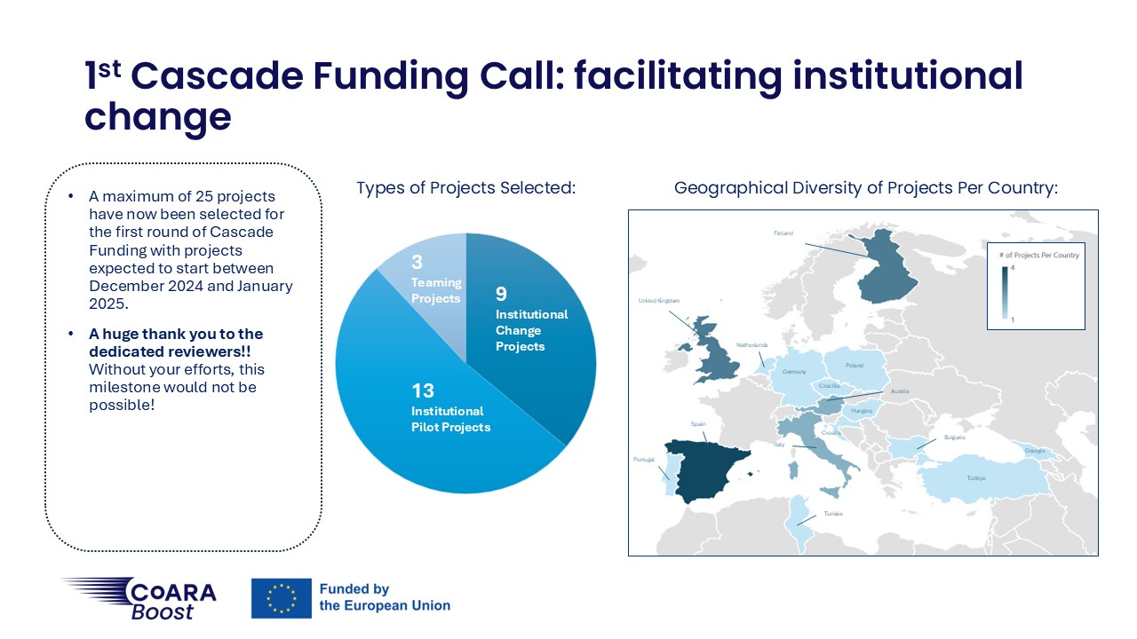 Cascade Funding 1 Projects Overview Cascade Funding 1 Projects Overview